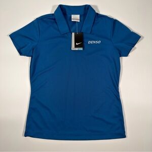 Nike Golf Women's Blue Short Sleeve Polo Size Medium NWT‎